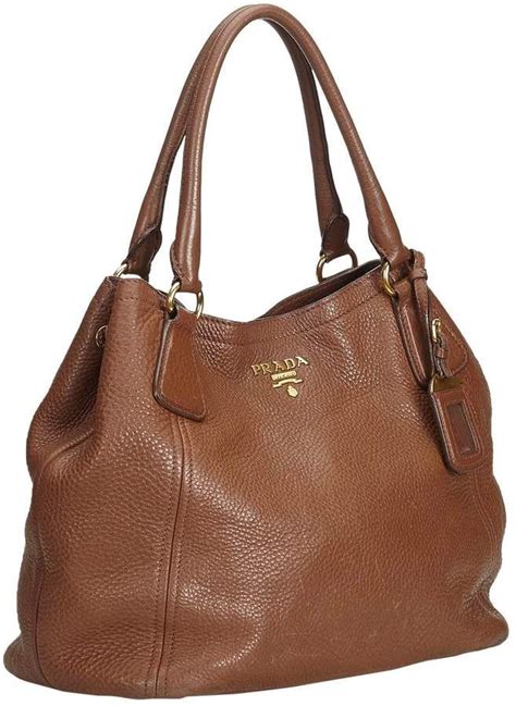 brown prada handbags|prada bags brown leather.